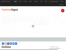 Tablet Screenshot of fashionsdigest.com